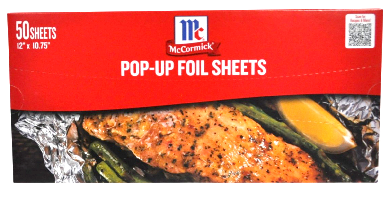 McCormick Pop Up Foil Sheets 50Ct